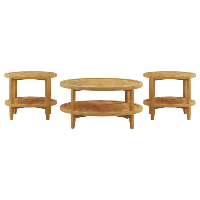 Camillo - Round Coffee And End Table Set – Table Sets by Coaster Fine Furniture at Furniture Wholesale Plus , Nashville furniture store