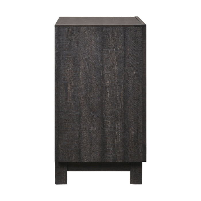 Harlington - 2-Drawer Nightstand - Dark Chocolate – Accent Nightstands by Elements International at Furniture Wholesale Plus , Nashville furniture store