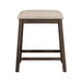 Harrison - Upholstered Console Stool - Espresso – Counter Height (24"-27") by Liberty Furniture at Furniture Wholesale Plus , Nashville furniture store
