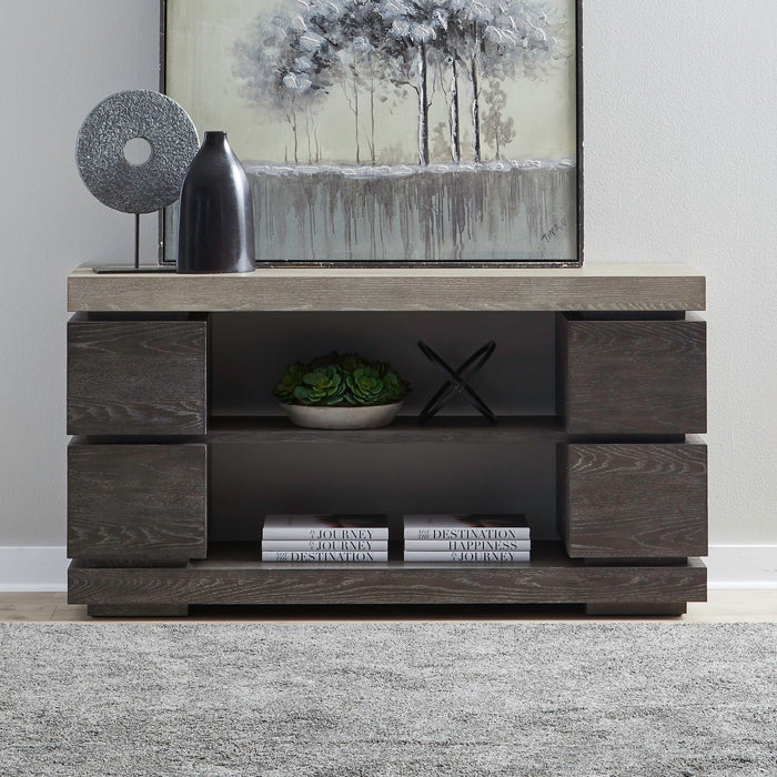 Piedmont - Sofa Table - Charcoal / Ash – Sofa Tables by Liberty Furniture at Furniture Wholesale Plus , Nashville furniture store