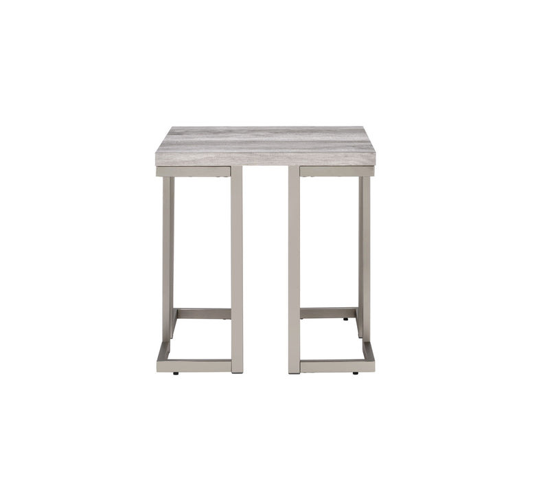 David - End Table - White – End Tables by Steve Silver Furniture at Furniture Wholesale Plus , Nashville furniture store