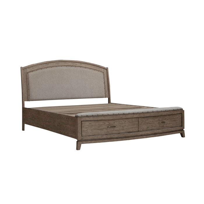Avalon - Upholstered Storage Bed – Storage Beds by Liberty Furniture at Furniture Wholesale Plus , Nashville furniture store