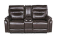 Fortuna - Recliner Console Loveseat - Dark Brown – Reclining Loveseats by Steve Silver Furniture at Furniture Wholesale Plus , Nashville furniture store