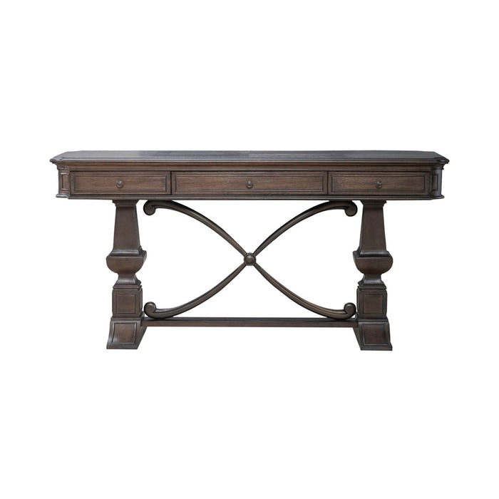 Providence Park - Sofa Table - Chateau Brown – Sofa Tables by Liberty Furniture at Furniture Wholesale Plus , Nashville furniture store