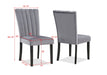 Pascal - Side Chair (Set of 2) - Gray – Chair Sets by Crown Mark at Furniture Wholesale Plus , Nashville furniture store
