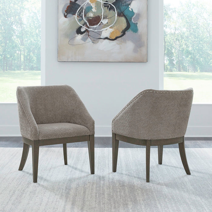 Cascade Falls - Upholstered Side Chair - Satin Espresso – Side Chairs by Liberty Furniture at Furniture Wholesale Plus , Nashville furniture store