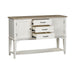 Summerville - Server - Soft White Wash / Wirebrushed Gray – Servers by Liberty Furniture at Furniture Wholesale Plus , Nashville furniture store