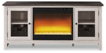 Dorrinson - TV Stand With Fireplace Insert – Fireplace TV Stands by Signature Design by Ashley® at Furniture Wholesale Plus , Nashville furniture store