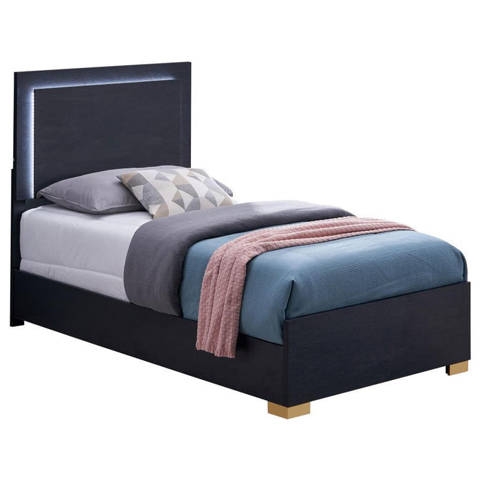 Marceline - Wood LED Panel Bed – Panel Beds by Coaster Fine Furniture at Furniture Wholesale Plus , Nashville furniture store
