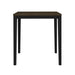 Tulane - 5 Piece Dining Set (Counter Table & 4 Counter Chairs) - Oak & Black – 5 Piece Dining Room Sets by Elements International at Furniture Wholesale Plus , Nashville furniture store