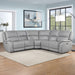 Alexandria - Leather Power Sectional – Reclining Sectionals by Steve Silver Furniture at Furniture Wholesale Plus , Nashville furniture store