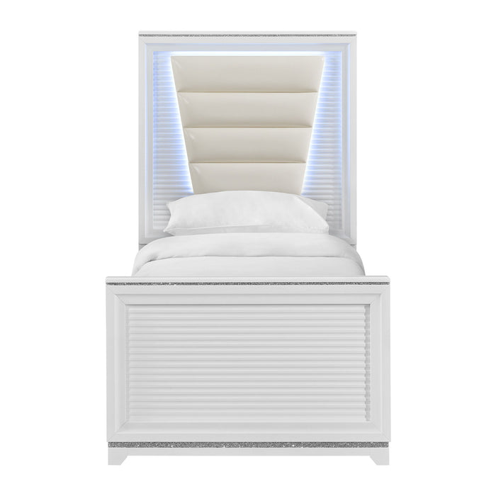 Denmark - Upholstered Bed With LED – Upholstered Beds by Elements International at Furniture Wholesale Plus , Nashville furniture store