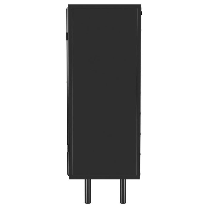 Dalia - 2 Door Accent Storage Cabinet With Shelving - Black – Accent Cabinets by Coaster Fine Furniture at Furniture Wholesale Plus , Nashville furniture store