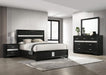 Miranda - Panel Bedroom Set - Black – 4 Piece Bedroom Sets by Coaster Fine Furniture at Furniture Wholesale Plus , Nashville furniture store