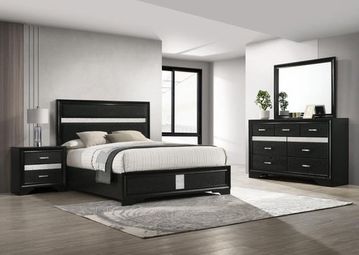 Miranda - Panel Bedroom Set - Black - Premium 4 Piece Bedroom Sets from Coaster Fine Furniture - Just $1209! Shop now at Furniture Wholesale Plus  We are the best furniture store in Nashville, Hendersonville, Goodlettsville, Madison, Antioch, Mount Juliet, Lebanon, Gallatin, Springfield, Murfreesboro, Franklin, Brentwood