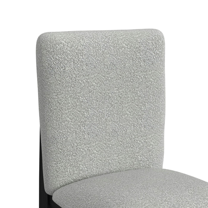 Portland - Square Back Fabric Barstool (Set of 2) - Gray / Black – Stool Sets by Elements International at Furniture Wholesale Plus , Nashville furniture store