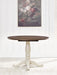 Wirloni - Round Dining Room Drop Leaf Table - Antique White / Brown – Dining Tables by Signature Design by Ashley® at Furniture Wholesale Plus , Nashville furniture store