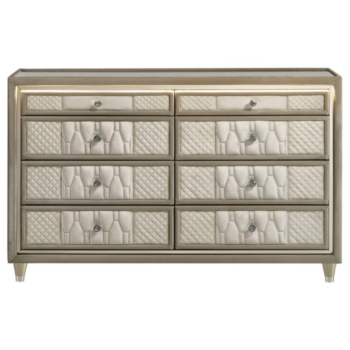 Lorient - 8-Drawer LED Bedroom Dresser Cabinet – Dressers by Coaster Fine Furniture at Furniture Wholesale Plus , Nashville furniture store