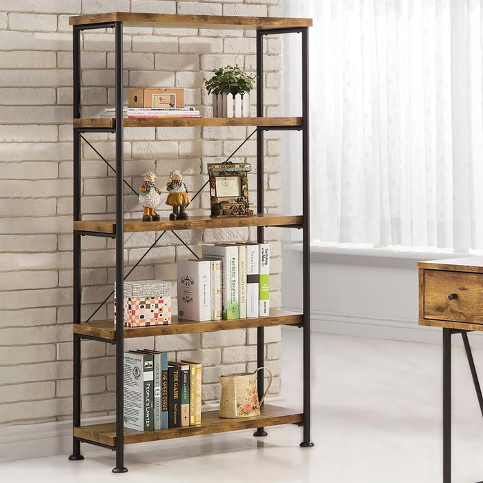 Analiese - 4-Shelf Bookshelf - Premium Standard Bookcases from CoasterEveryday - Just $219! Shop now at Furniture Wholesale Plus  We are the best furniture store in Nashville, Hendersonville, Goodlettsville, Madison, Antioch, Mount Juliet, Lebanon, Gallatin, Springfield, Murfreesboro, Franklin, Brentwood