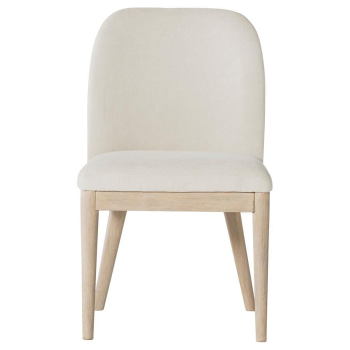 Solano - Upholstered Dining Side Chair (Set of 2) - Beige – Chair Sets by Coaster Fine Furniture at Furniture Wholesale Plus , Nashville furniture store