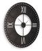 Lytle - Wall Clock - Antique Brown – Wall Clocks by Signature Design by Ashley® at Furniture Wholesale Plus , Nashville furniture store