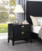 Brookmead - 2-Drawer Nightstand - Black – Accent Nightstands by Coaster Fine Furniture at Furniture Wholesale Plus , Nashville furniture store