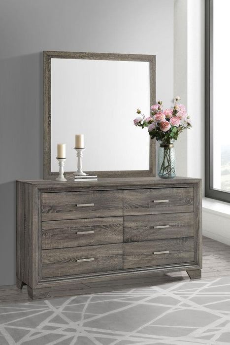 Wright - 6-Drawer Dresser Cabinet – Dressers by Coaster Fine Furniture at Furniture Wholesale Plus , Nashville furniture store