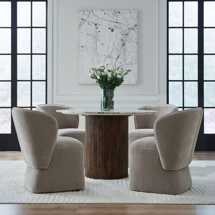 Accent Dining - Dining Chair With Casters – Side Chairs by Liberty Furniture at Furniture Wholesale Plus , Nashville furniture store