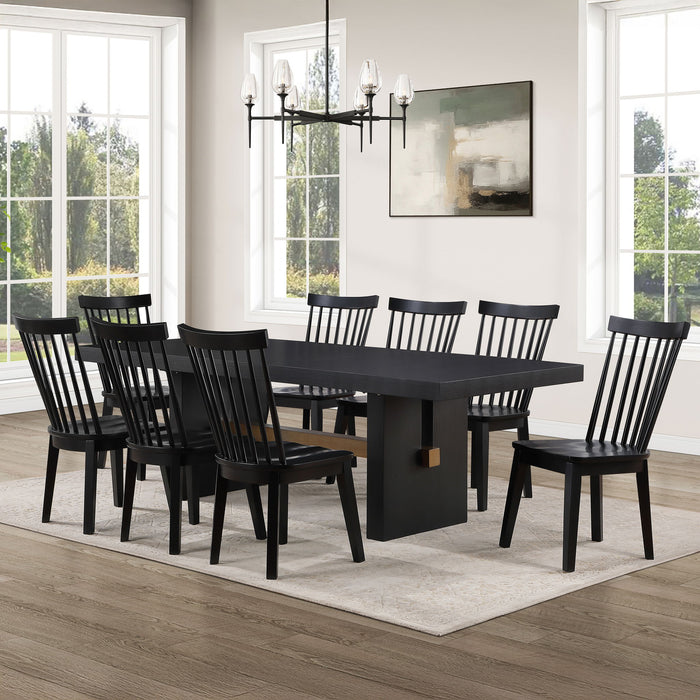 Aubrey - Dining Room Set With Vaughn Chairs – 8 + Piece Dining Room Sets by Steve Silver Furniture at Furniture Wholesale Plus , Nashville furniture store