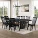 Aubrey - Dining Room Set With Vaughn Chairs – 8 + Piece Dining Room Sets by Steve Silver Furniture at Furniture Wholesale Plus , Nashville furniture store