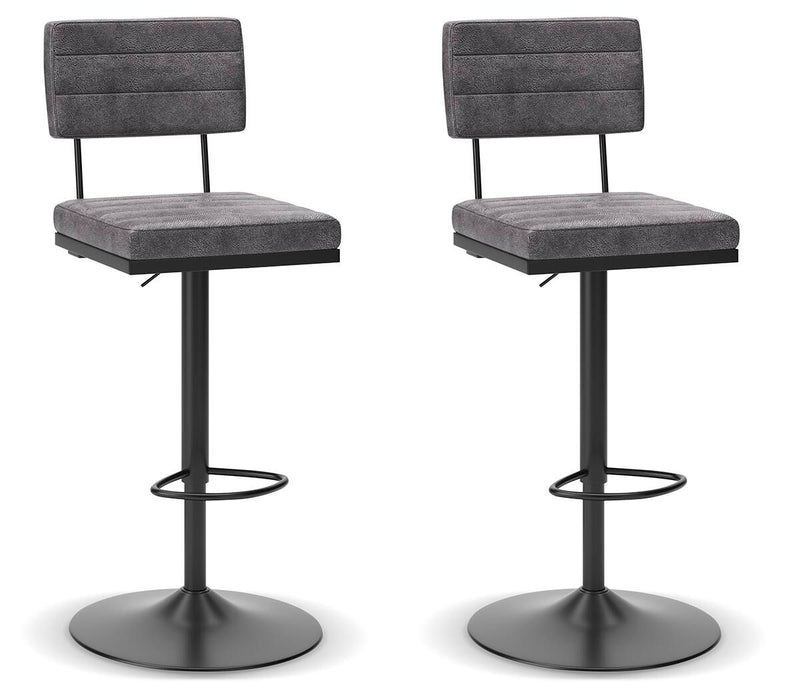 Strumford - Tall Swivel Barstool (Set of 2) – Stool Sets by Signature Design by Ashley® at Furniture Wholesale Plus , Nashville furniture store