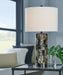 Ellford - Poly Table Lamp - Black / Brown / Cream – Table Lamps by Signature Design by Ashley® at Furniture Wholesale Plus , Nashville furniture store