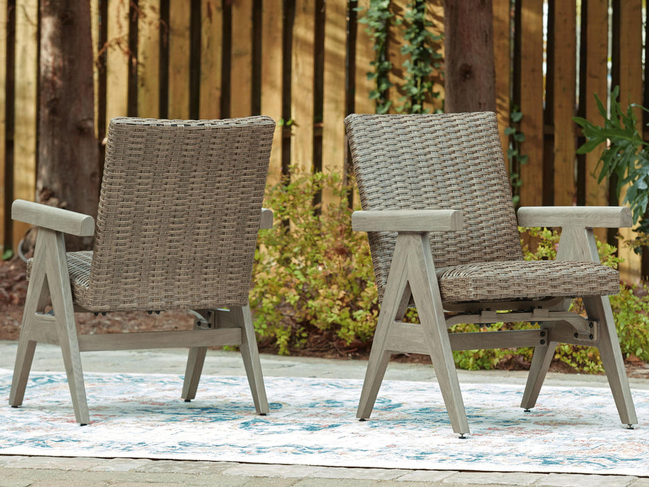 Cliff Trails - Rocking Arm Chair (Set of 2) - Beige – Chair Sets by Signature Design by Ashley® at Furniture Wholesale Plus , Nashville furniture store