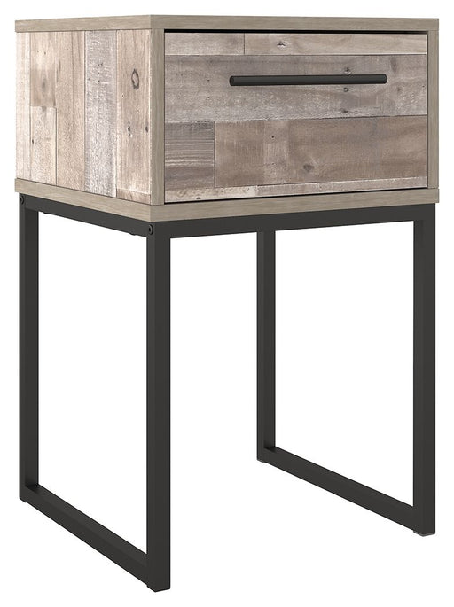 Neilsville - Whitewash - One Drawer Night Stand - Vinyl-Wrapped - Premium Accent Nightstands from Signature Design by Ashley® - Just $108! Shop now at Furniture Wholesale Plus  We are the best furniture store in Nashville, Hendersonville, Goodlettsville, Madison, Antioch, Mount Juliet, Lebanon, Gallatin, Springfield, Murfreesboro, Franklin, Brentwood