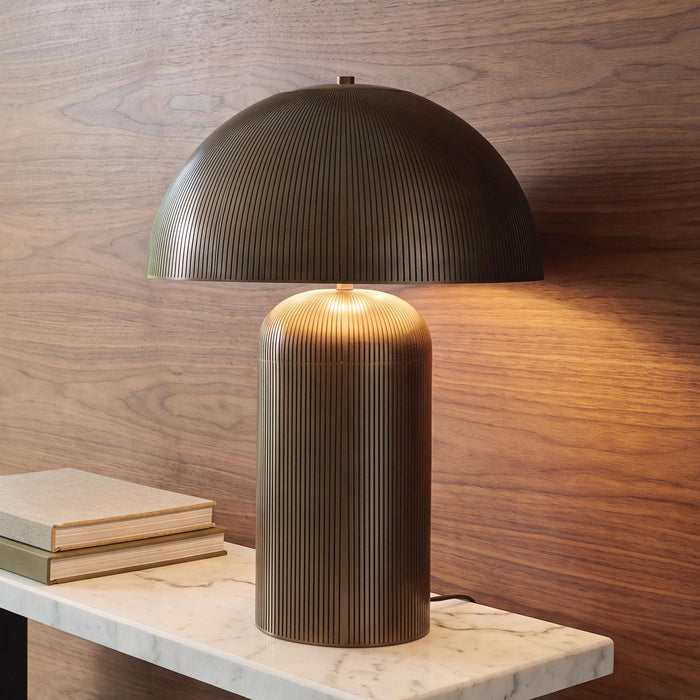 Dorriham - Metal Table Lamp - Light Bronze Finish – Table Lamps by Signature Design by Ashley® at Furniture Wholesale Plus , Nashville furniture store