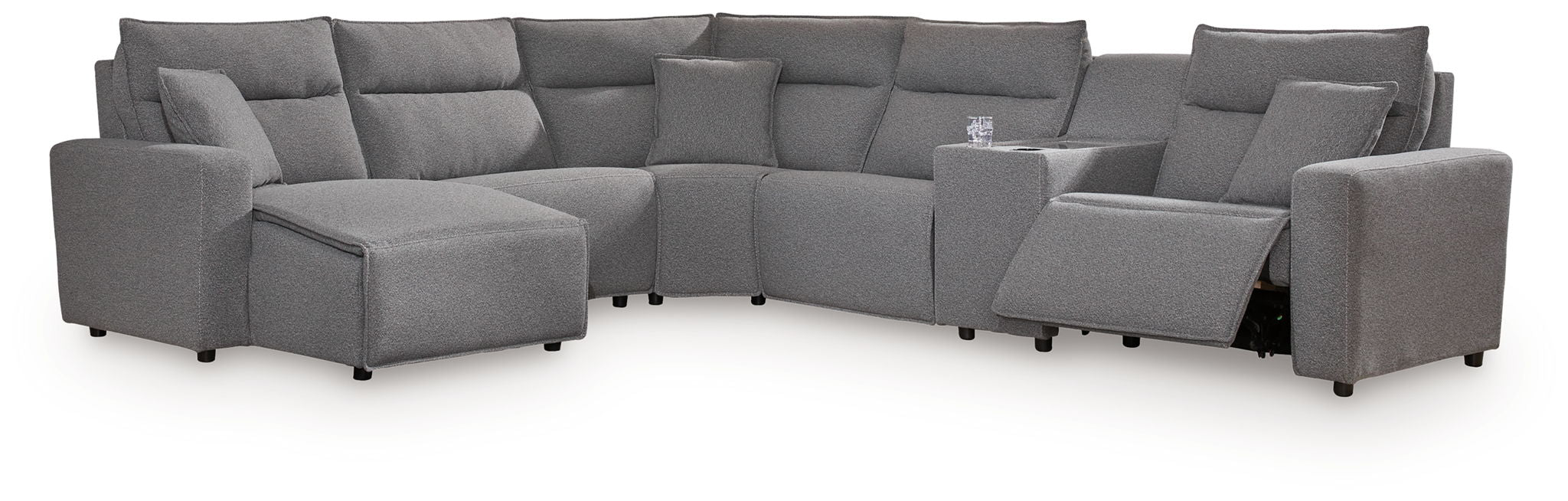 Modmax II - Reclining Sectional - Salt And Pepper – Reclining Sectionals by Signature Design by Ashley® at Furniture Wholesale Plus , Nashville furniture store