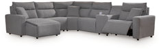 Modmax II - Reclining Sectional - Salt And Pepper – Reclining Sectionals by Signature Design by Ashley® at Furniture Wholesale Plus , Nashville furniture store