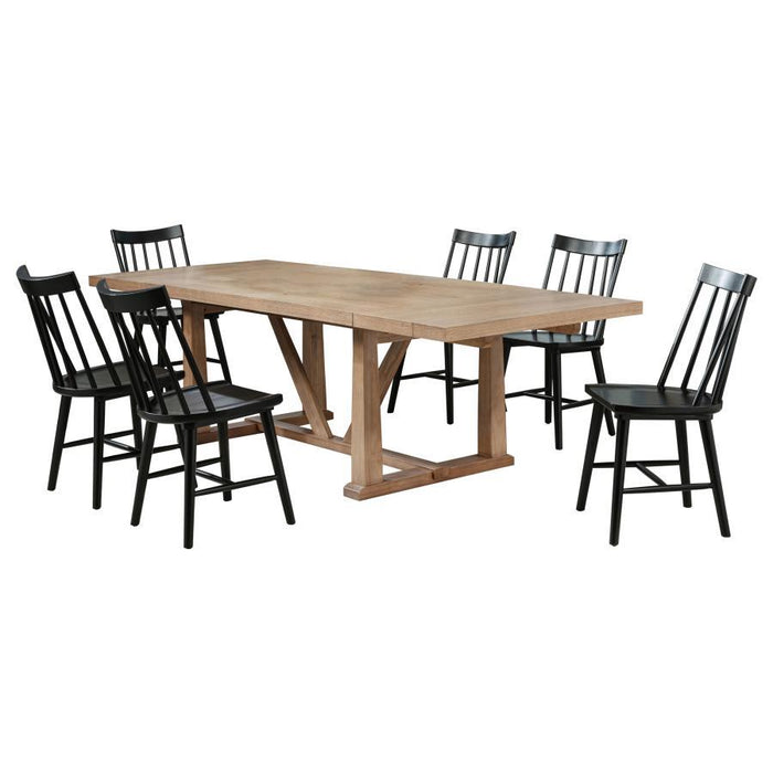 Middleton - 106" Extension Leaf Dining Set – 8 + Piece Dining Room Sets by Coaster Fine Furniture at Furniture Wholesale Plus , Nashville furniture store