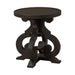 Stone - End Table With PU Base - Dark Walnut – End Tables by Elements International at Furniture Wholesale Plus , Nashville furniture store