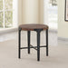 Chevron - Round End Table - Brown – End Tables by Steve Silver Furniture at Furniture Wholesale Plus , Nashville furniture store