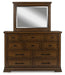 Taffenbrook - Dresser And Mirror - Medium Brown – Dresser & Mirror by Signature Design by Ashley® at Furniture Wholesale Plus , Nashville furniture store