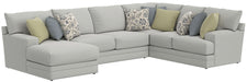 Stockbridge - Sectional With Comfort Coil Seating And 9 Accent Pillows Included – Stationary Sectionals by Jackson at Furniture Wholesale Plus , Nashville furniture store