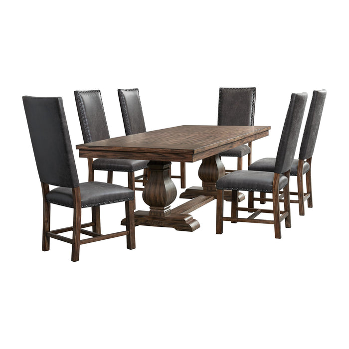 Gramercy - Dining Set – 6 Piece Dining Room Sets by Elements International at Furniture Wholesale Plus , Nashville furniture store