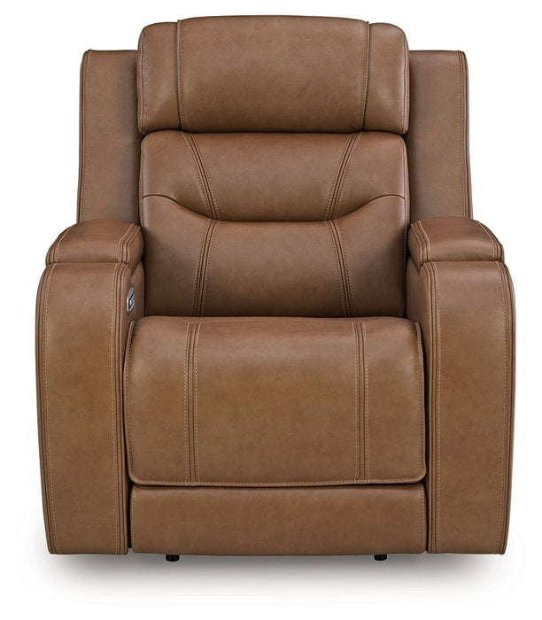 Knightington - 3 Pc. - Power Reclining Sofa, Loveseat And Recliner - Caramel – 3 Piece Living Room Sets by Signature Design by Ashley® at Furniture Wholesale Plus , Nashville furniture store