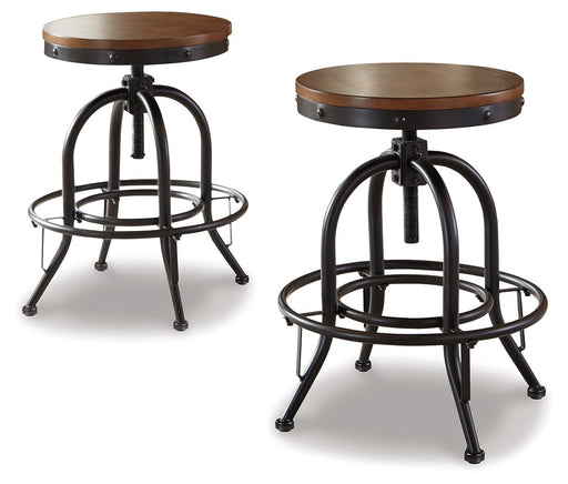 Valebeck - Swivel Barstool (Set of 2) - Premium Stool Sets from Signature Design by Ashley® - Just $268! Shop now at Furniture Wholesale Plus  We are the best furniture store in Nashville, Hendersonville, Goodlettsville, Madison, Antioch, Mount Juliet, Lebanon, Gallatin, Springfield, Murfreesboro, Franklin, Brentwood