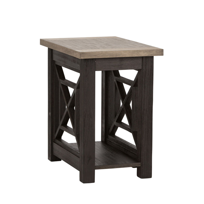 Heatherbrook - Chair Side Table - Charcoal & Ash – Chair Side Tables by Liberty Furniture at Furniture Wholesale Plus , Nashville furniture store