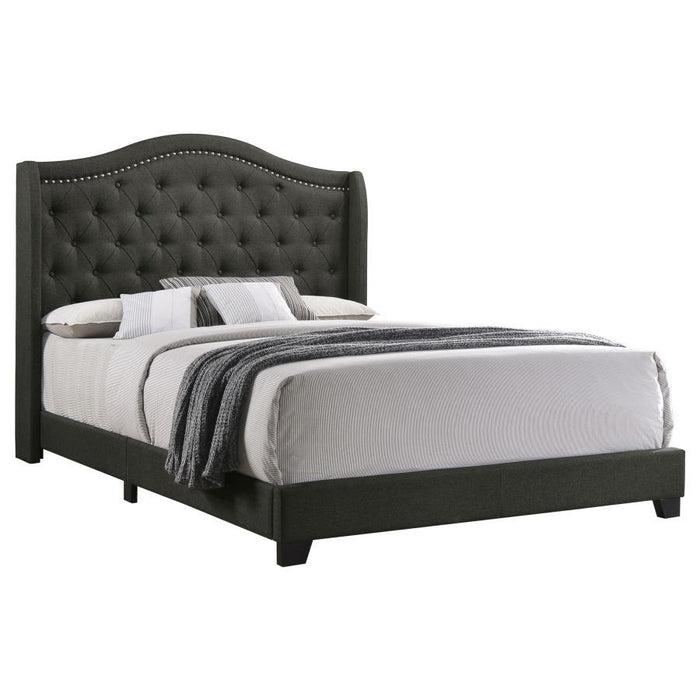 Sonoma - Upholstered Wingback Bed – Upholstered Beds by CoasterEssence at Furniture Wholesale Plus , Nashville furniture store