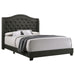 Sonoma - Upholstered Wingback Bed – Upholstered Beds by CoasterEssence at Furniture Wholesale Plus , Nashville furniture store