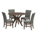 Santa Barbara - Standard Height Dining Set – 5 Piece Dining Room Sets by Elements International at Furniture Wholesale Plus , Nashville furniture store