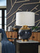 Adara - Metal Table Lamp - Blue / Gold Finish – Table Lamps by Signature Design by Ashley® at Furniture Wholesale Plus , Nashville furniture store